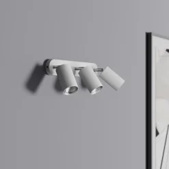 Wandspot Eye Spot 3-lamps, wit