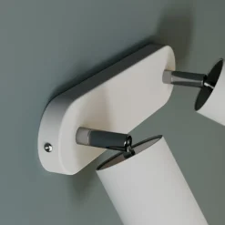 Wandspot Eye Spot 2-lamps, wit