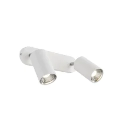 Wandspot Eye Spot 2-lamps, wit