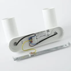 Wandspot Eye Spot 2-lamps, wit