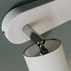 Wandspot Eye Spot 2-lamps, wit