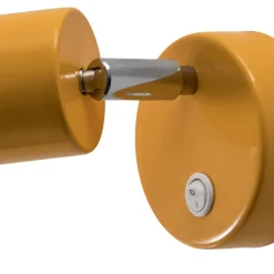 Wandspot Fun, geel, 14 cm hoog, verstelbaar, GU10