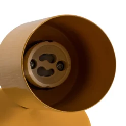 Wandspot Fun, geel, 14 cm hoog, verstelbaar, GU10