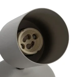 Wandspot Fun, grijs, 14 cm hoog, verstelbaar, GU10