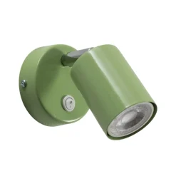 Wandspot Fun, lichtgroen, 14 cm hoog, verstelbaar, GU10