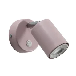 Wandspot Fun, roze, 14 cm hoog, verstelbaar, GU10