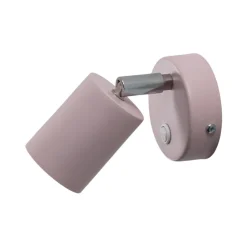 Wandspot Fun, roze, 14 cm hoog, verstelbaar, GU10