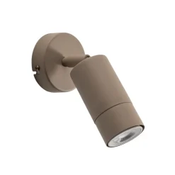 Wandspot Link, beige, breedte 8 cm, staal