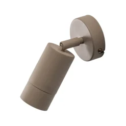 Wandspot Link, beige, breedte 8 cm, staal