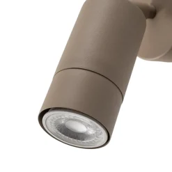 Wandspot Link, beige, breedte 8 cm, staal