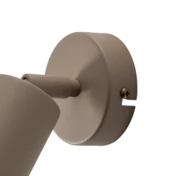 Wandspot Link, beige, breedte 8 cm, staal