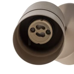 Wandspot Link, beige, breedte 8 cm, staal