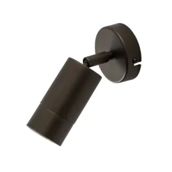 Wandspot Link, titanium-goudkleurig, breedte 8 cm, staal