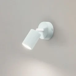 Wandspot Livia, groen, 13 cm, metaal, verstelbaar, GU10