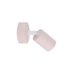 Wandspot Livia, roze, 13 cm, metaal, verstelbaar, GU10