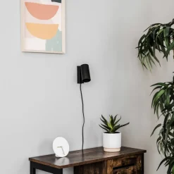 Wandspot Mono I met stekker zwart