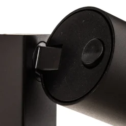 Wandspot Mono I met stekker zwart