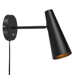 Wandspot Peak, 1-lamp, zwart