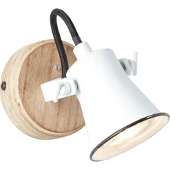 Wandspot Seed kap wit