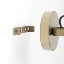 Wandspot Southery, 1-lamp, crème-goud geborsteld