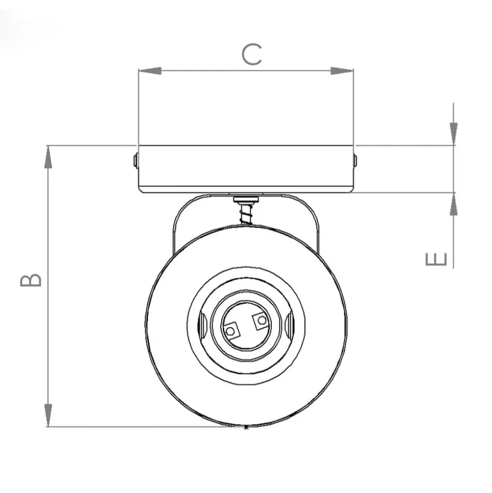 Wandspot Southery, 1-lamp, crème-goud geborsteld