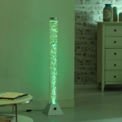 Waterzuil Ava met LEDs en vissen, hoogte 120 cm