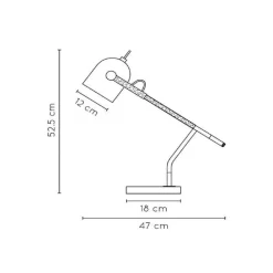 Waylon bureaulamp in retro design