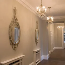 Weelderig gedecoreerde kroonluchter Gianna