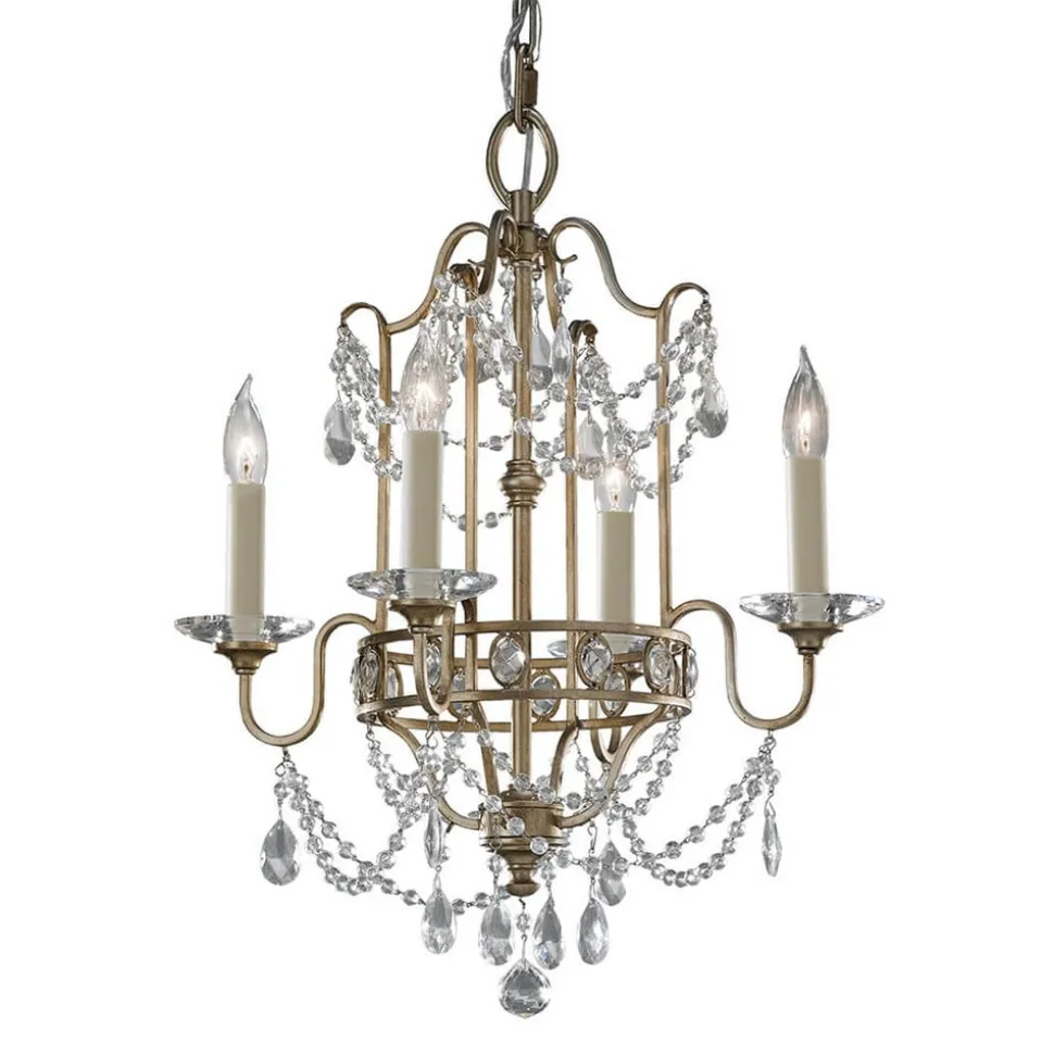 Weelderig gedecoreerde kroonluchter Gianna