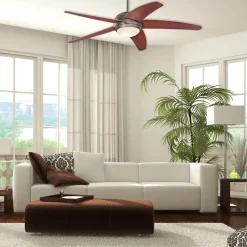 Westinghouse Bendan LED-ventilator vleugels bruin