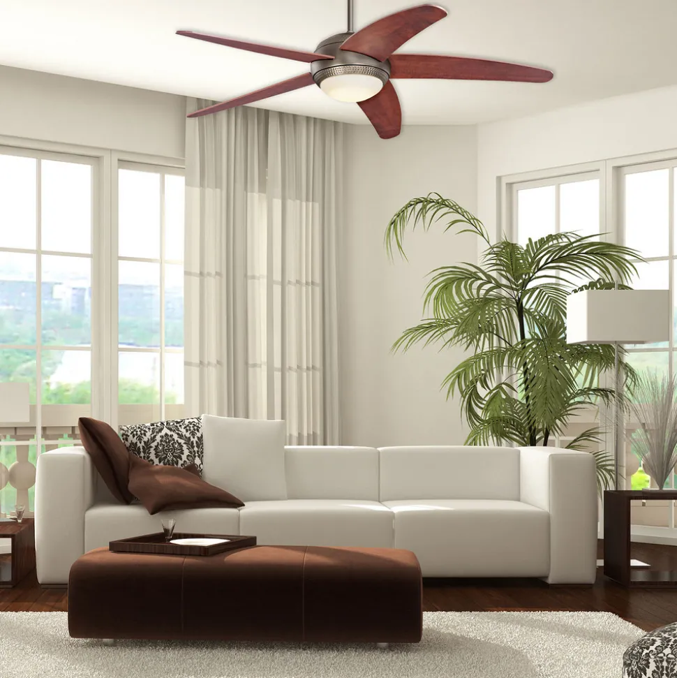 Westinghouse Bendan LED-ventilator vleugels bruin