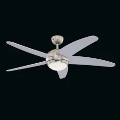 Westinghouse Bendan ventilator met licht, zilver