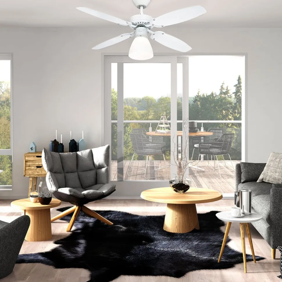 Westinghouse Capitol ventilator vleugel wit-beuk