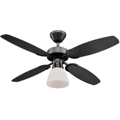 Westinghouse Capitol ventilator grafiet-zwart