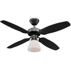 Westinghouse Capitol ventilator grafiet-zwart