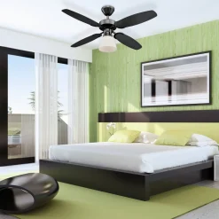 Westinghouse Capitol ventilator grafiet-zwart