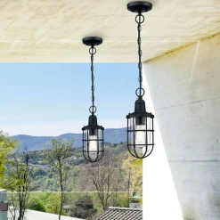 Westinghouse Crestview buiten hanglamp, kooi