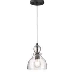 Westinghouse hanglamp Fiona, kleur geolied brons, Ø 18 cm