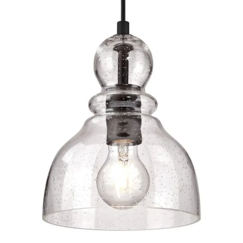 Westinghouse hanglamp Fiona, kleur geolied brons, Ø 18 cm