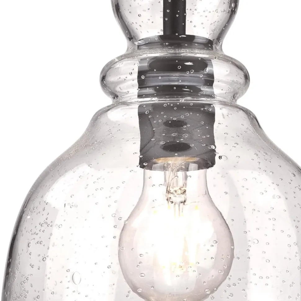 Westinghouse hanglamp Fiona, kleur geolied brons, Ø 18 cm