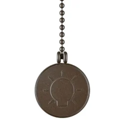 Westinghouse lampen-Medaillon ketting brons