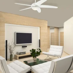 Westinghouse LED plafondventilator Bendan, wit, stil