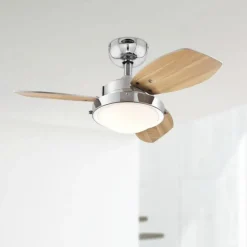 Westinghouse plafondventilator Wengue, E14 armatuur