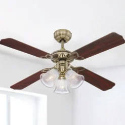 Westinghouse Princess Trio ventilator m. licht
