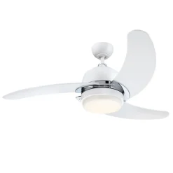 Westinghouse Simone ventilator, LED lamp, wit