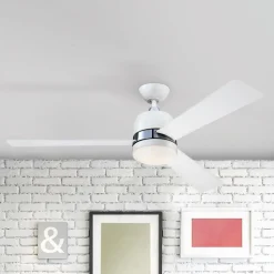 Westinghouse Tristan ventilator, licht, wit/ahorn