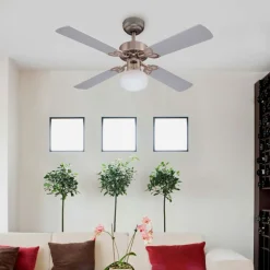 Westinghouse Vegas ventilator met licht Licht, aluminium b.