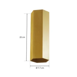 WEVER & DUCRÉ Hexo mini 2.0 wandlamp 20cm goud