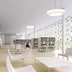 White Belt PD LED hanglamp, 3.000 K, wit