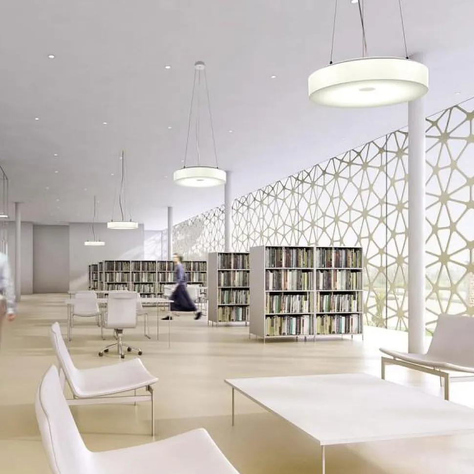 White Belt PD LED hanglamp, 3.000 K, wit